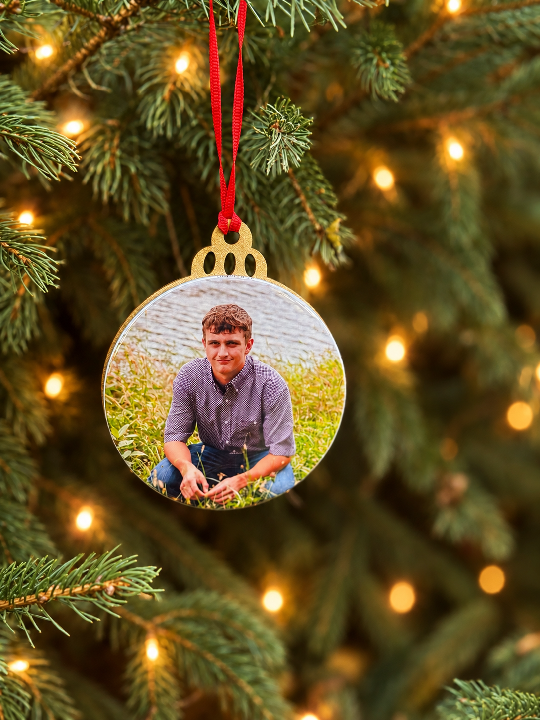 2-n-1 Photo Magnet Ornament