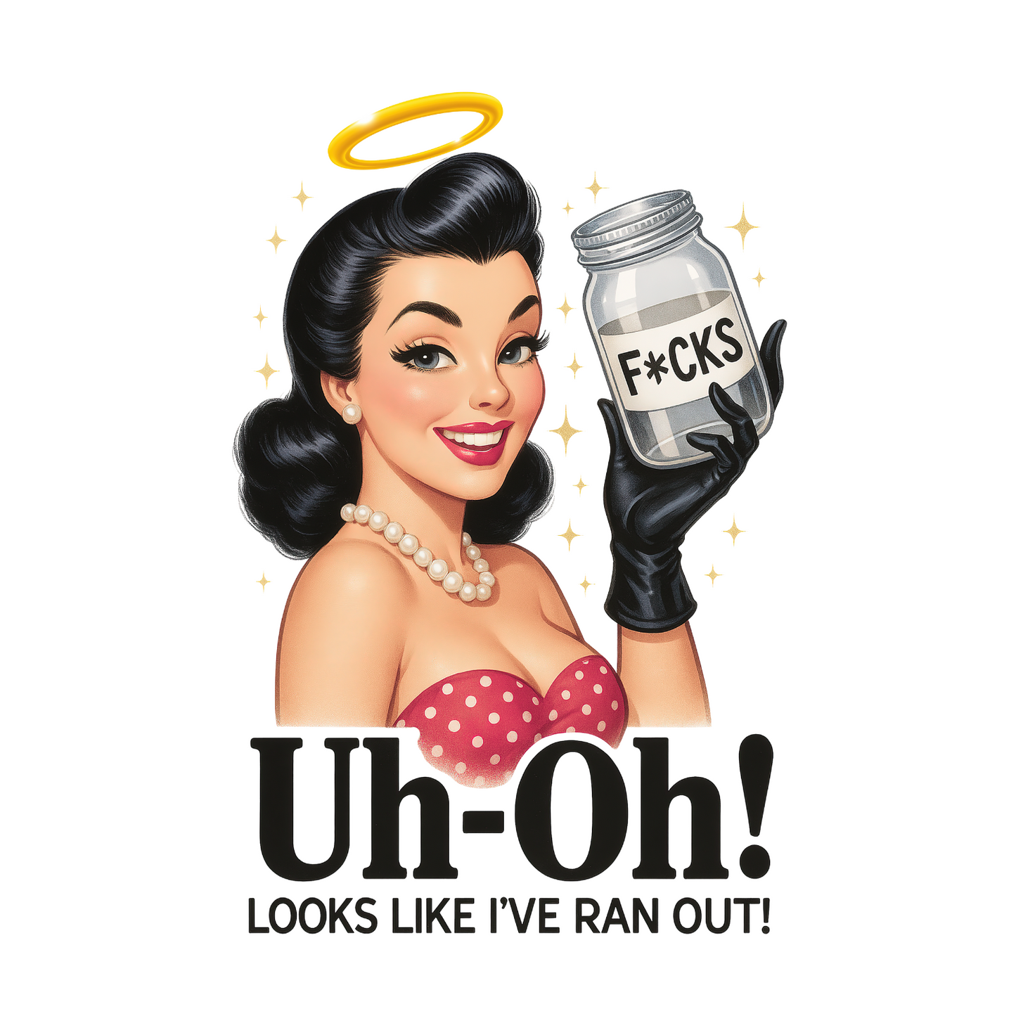 UH-OH!  LOOKS LIKE I'VE RAN OUT!
