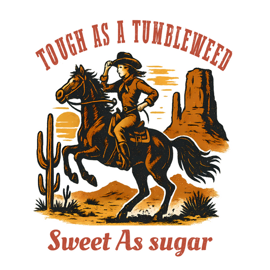 TOUGH AS A TUMBLEWEED SWEET AS SUGAR