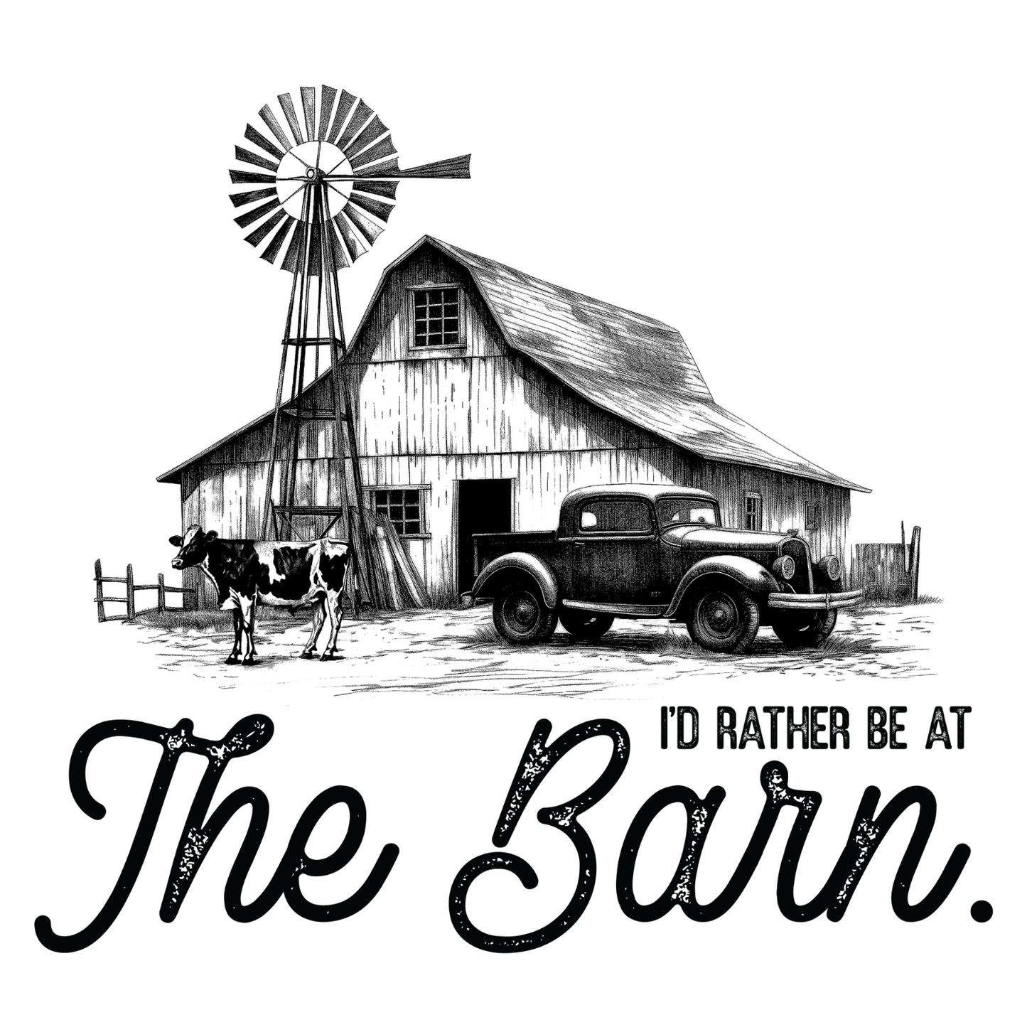 I'D RATHER BE AT THE BARN
