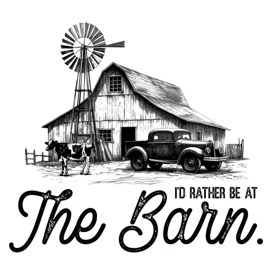 I'D RATHER BE AT THE BARN