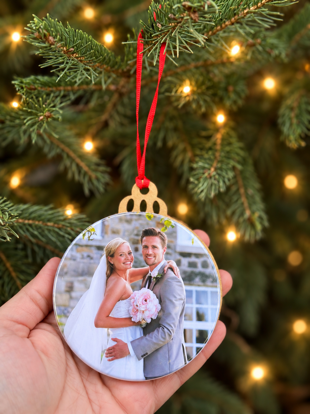 2-n-1 Photo Magnet Ornament