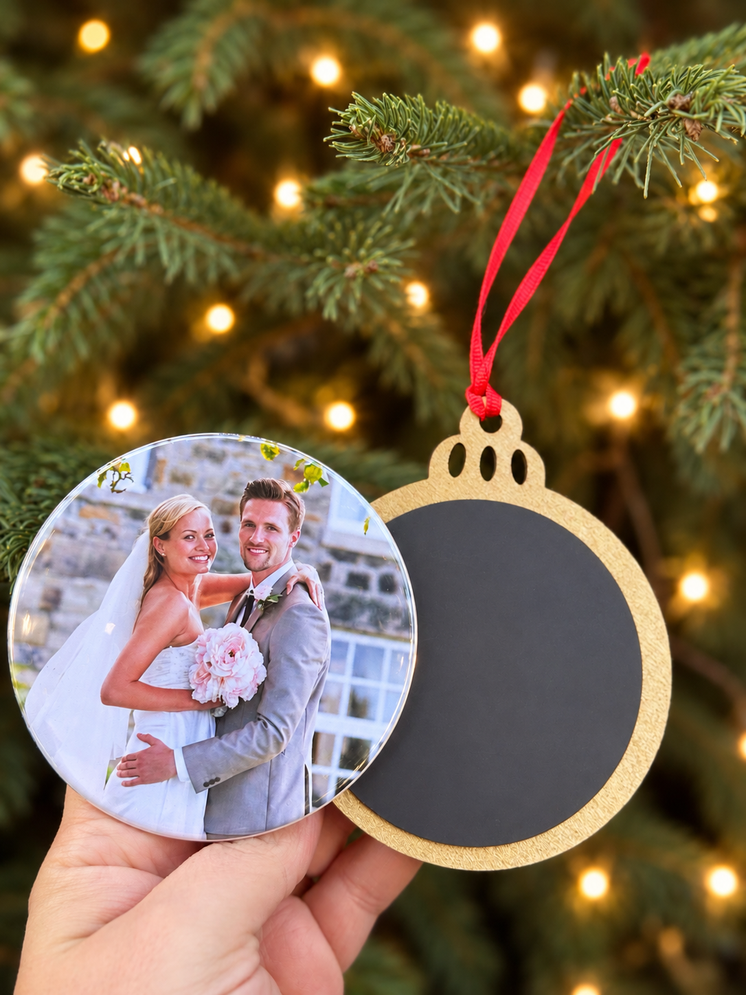2-n-1 Photo Magnet Ornament