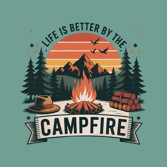 LIFE IS BETTER BY THE CAMPFIRE