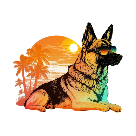 GERMAN SHEPHERD (Laying down)