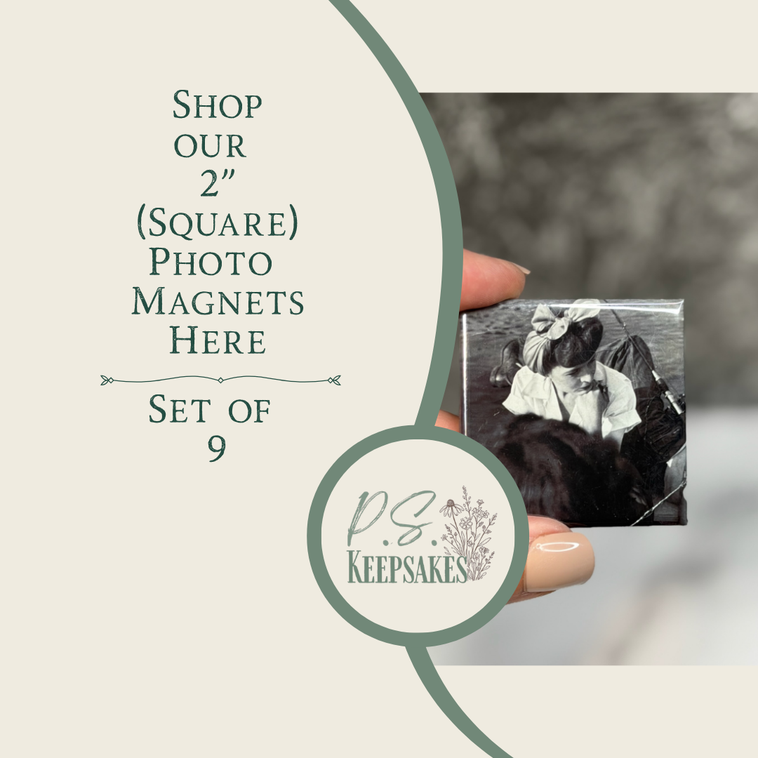 2"x2" Square Custom Photo Magnet Sets