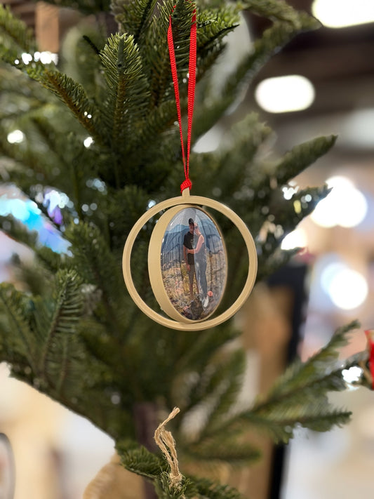Custom Two-Sided Spinning Ornament