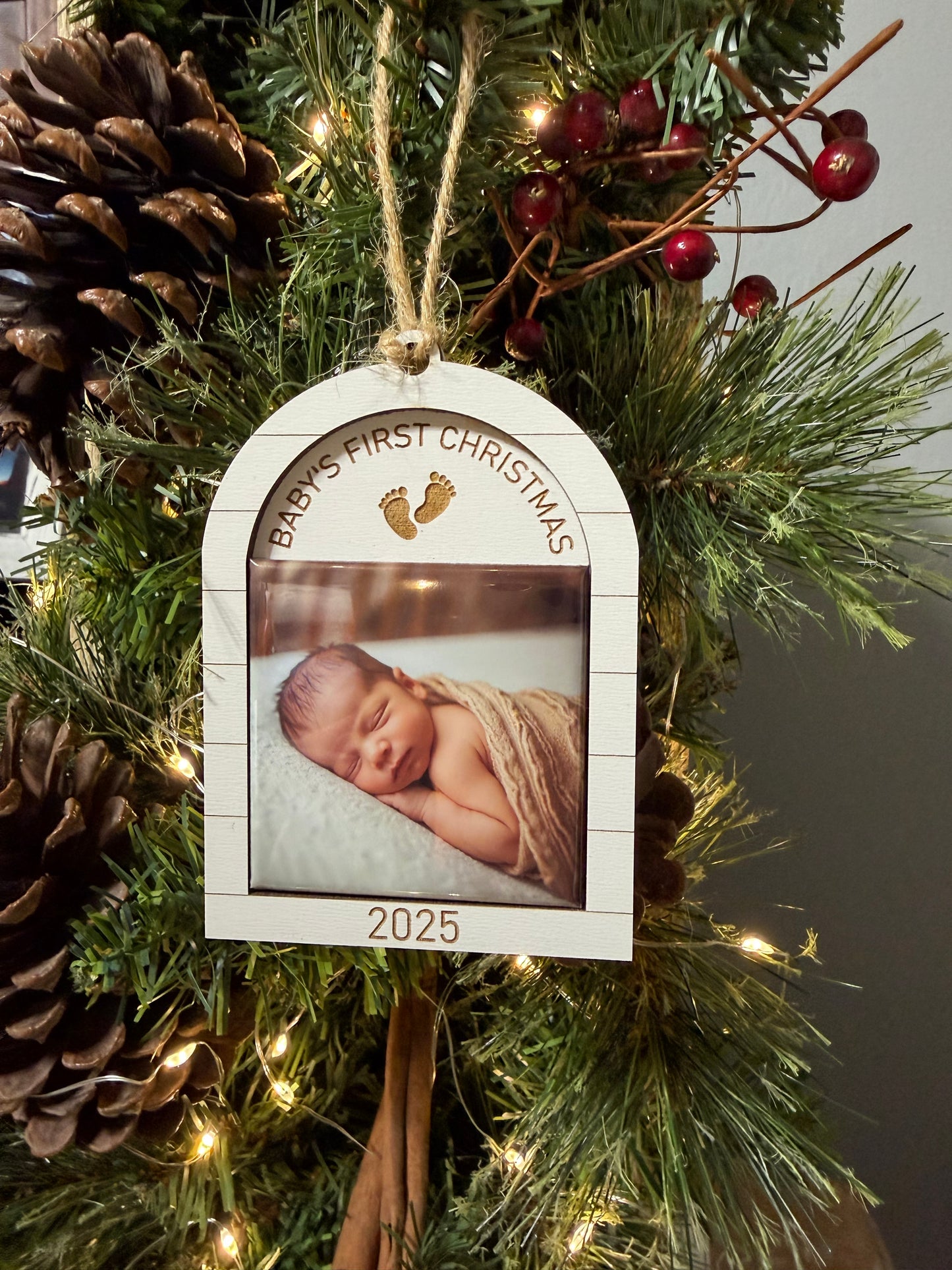 Baby's First Christmas Ornament 2"x2"