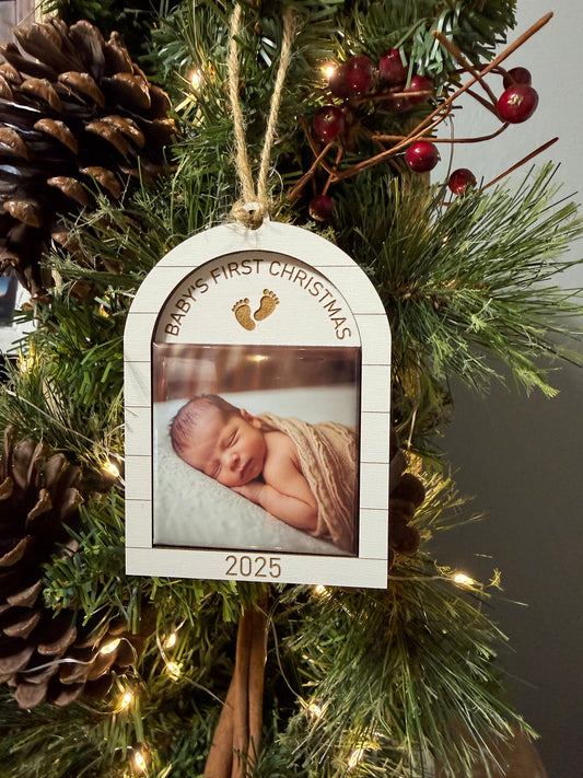 Baby's First Christmas Ornament 2"x2"
