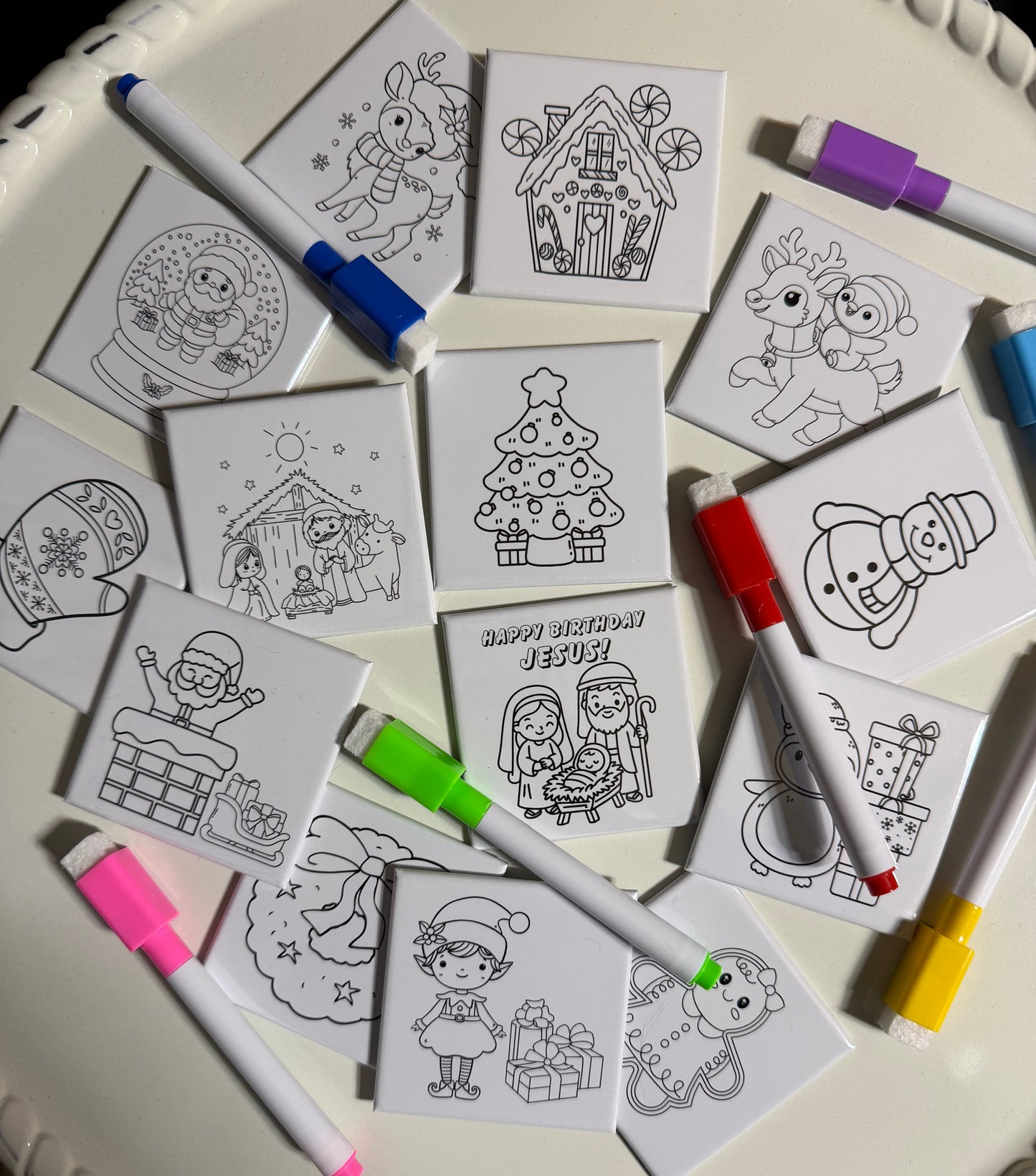 Color Me Merry Magnet Set 🌟