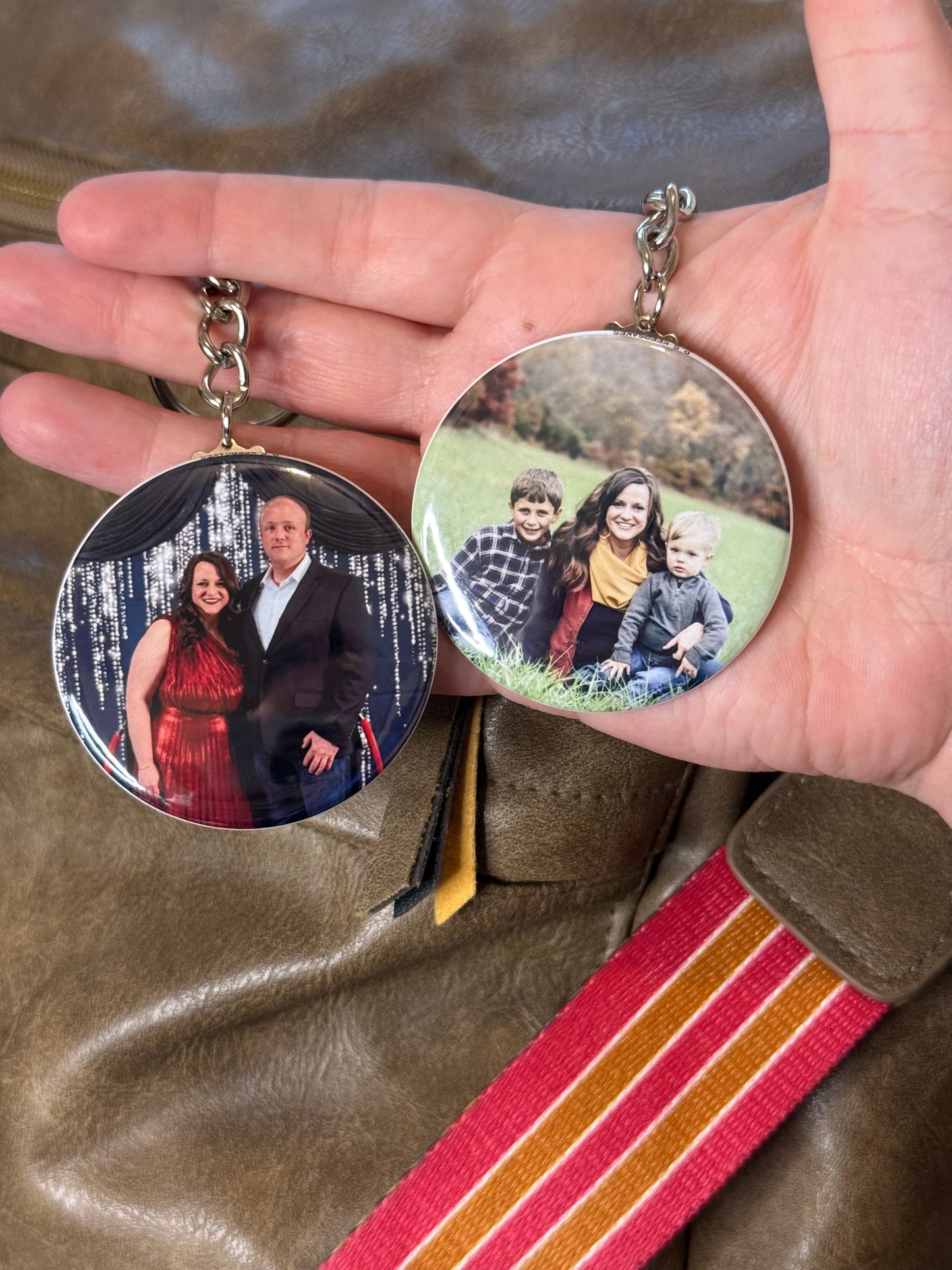 Custom Photo Keychain-Set of 3