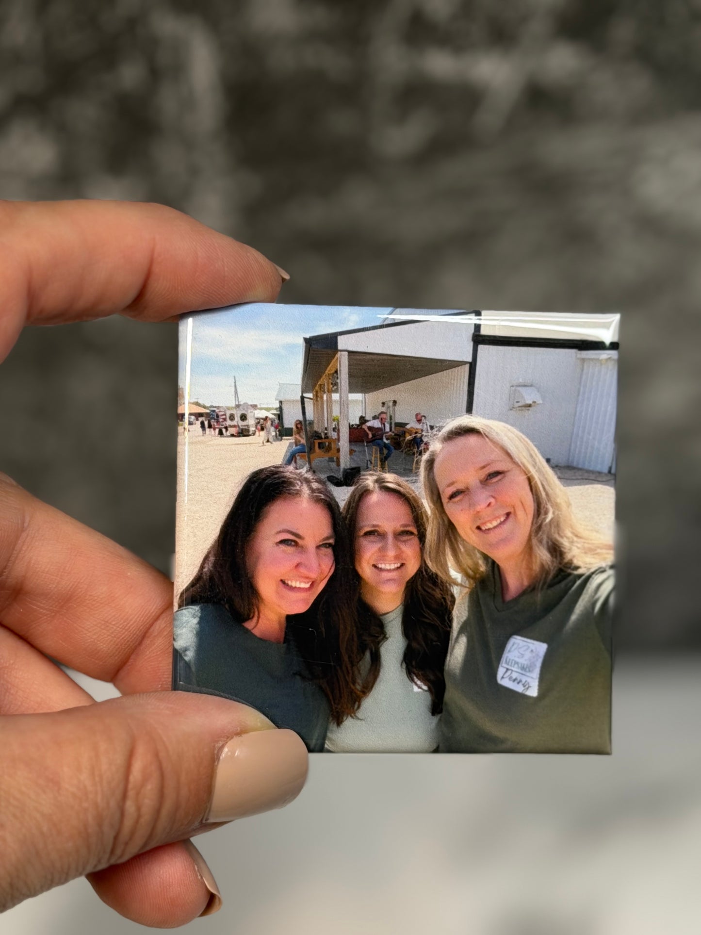 2.5" Square Custom Photo Magnet Sets