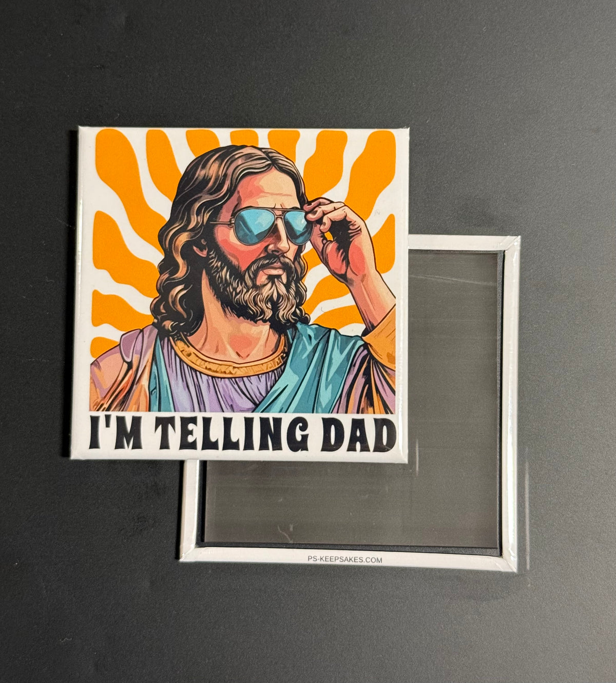 I'm Telling Dad - 2.5" Novelty Magnet